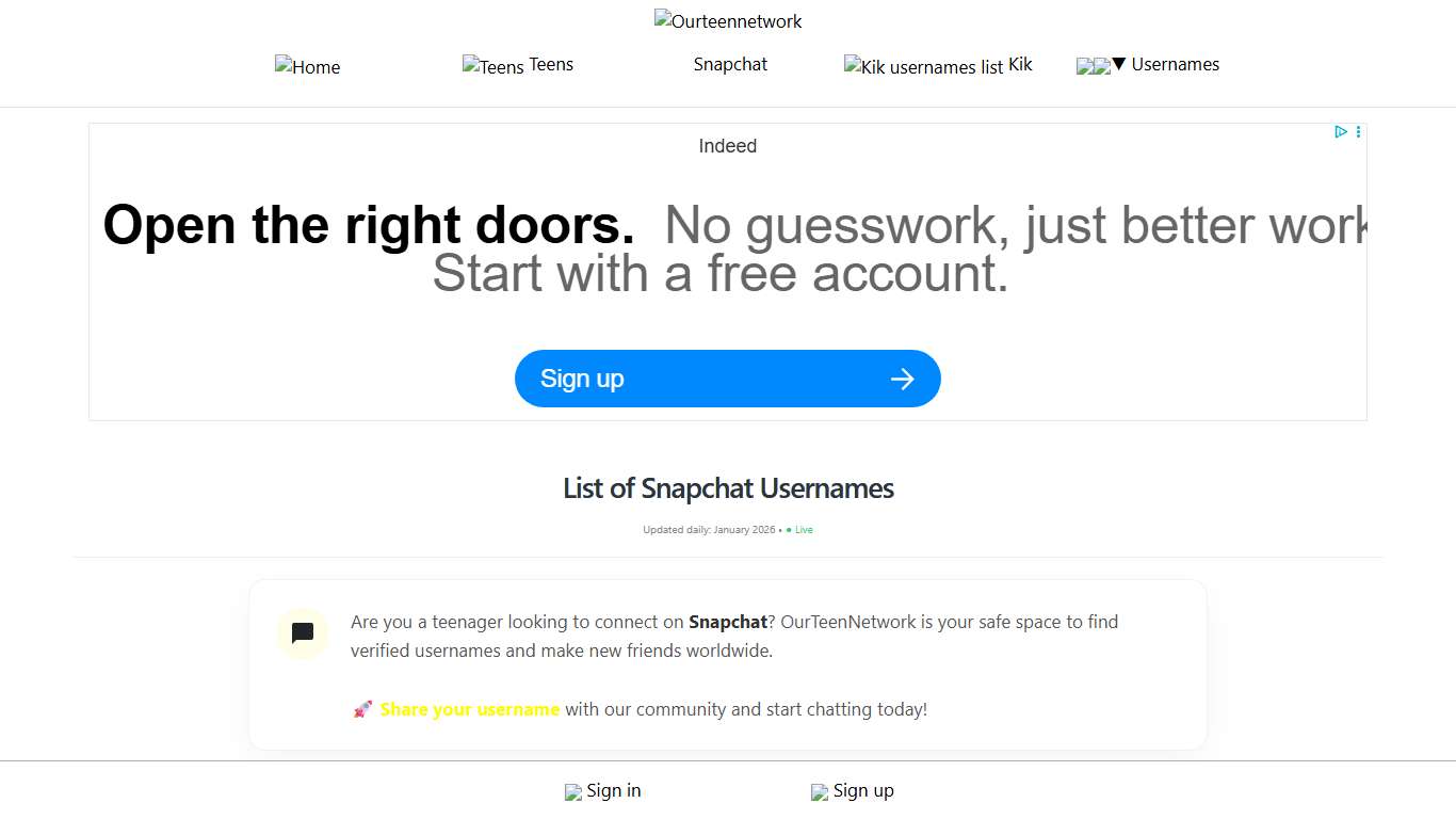 36349 Active Snapchat Usernames (2026 List)